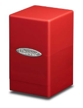 Satin Tower Deckbox - piros