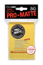 Pro Matte sleeve (50 db) - sárga