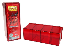Dragon Deckbox - 4 rekeszes - Piros