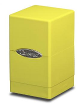 Satin Tower Deckbox - sárga