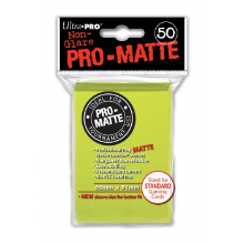 Pro Matte sleeve (50 db) - Bright Yellow