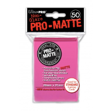 Pro Matte sleeve (50 db) - bright pink