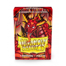 Dragon Shield Mini (60 db) - Matte Crimson