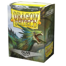 Dragon Shield (100 db) - matt - olíva
