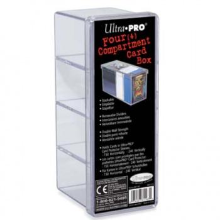 Ultra Pro Deckbox - 4 rekeszes - Átlátszó