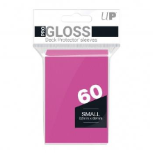 Solid mini sleeve (60 db) - bright pink
