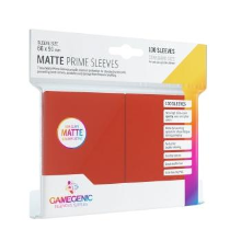 Gamegenic PRIME Standard Sleeves (100 db) - Matte Red